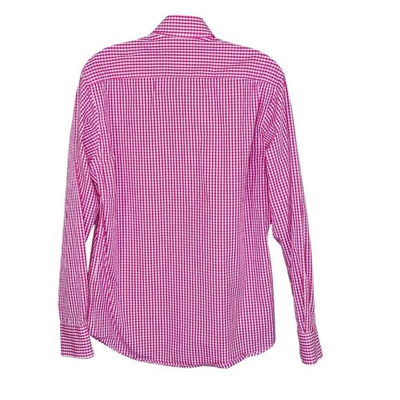 Tailorbyrd Collection Button Down Shirt Gingham Check Pattern Mens Size Small - Picture 3 of 6